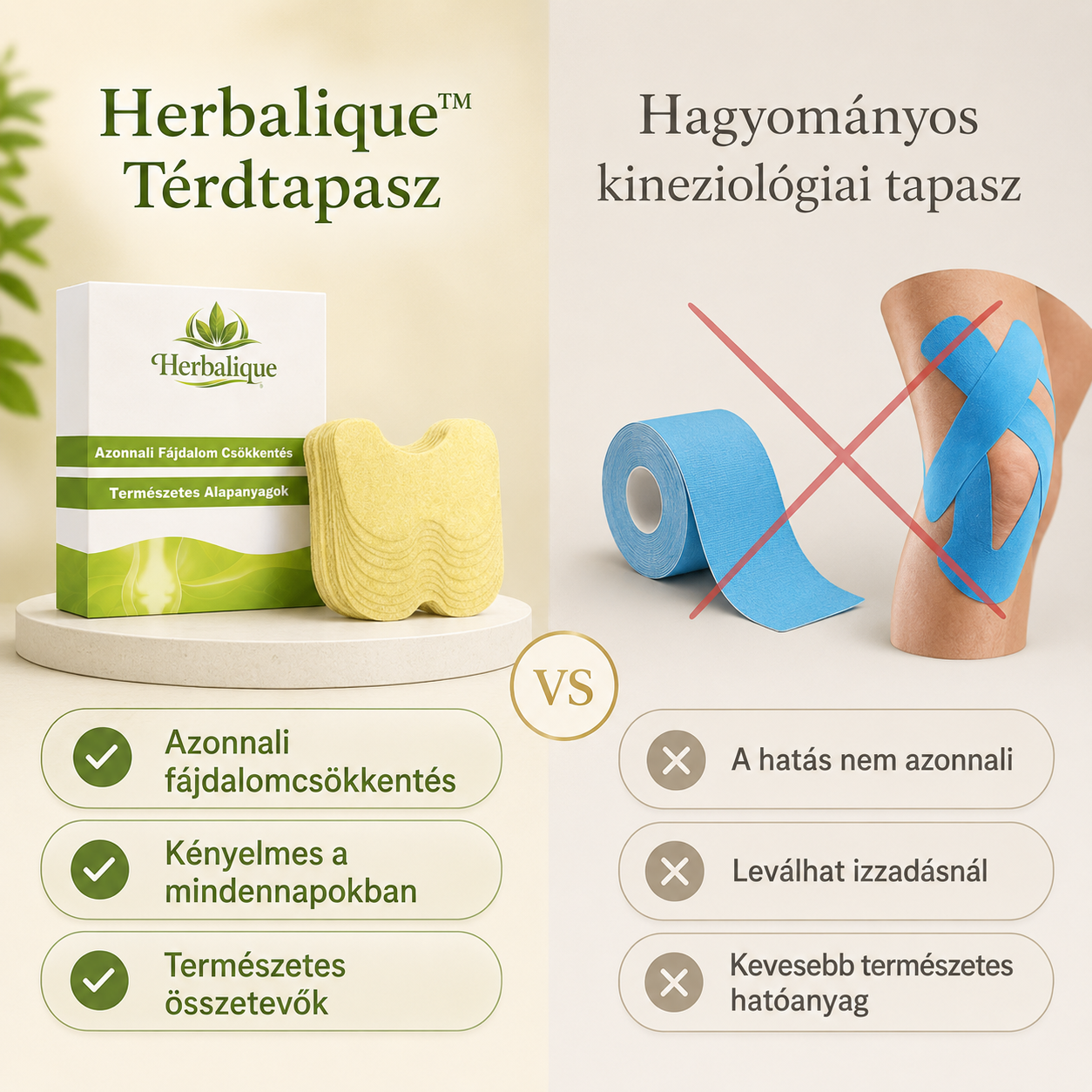 Herbalique Térdtapasz